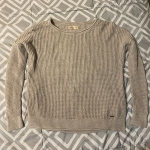 HOLLISTER CREAM SWEATER SIZE XS